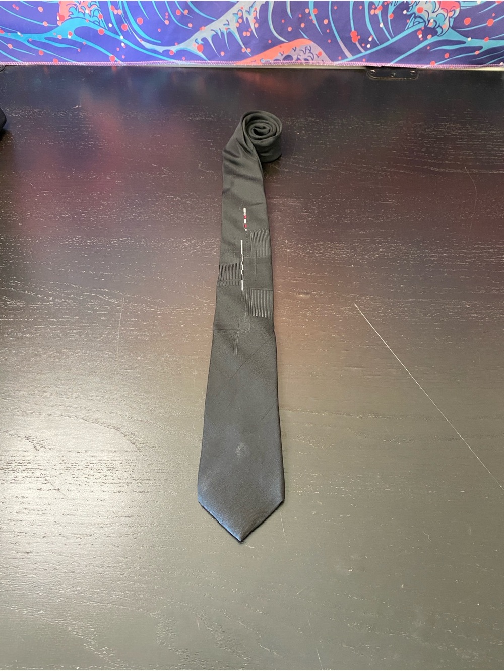 Men's Black Formal Tie - Sleek Solid Neckwear